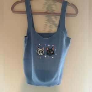 Sailor Moon cat tank top